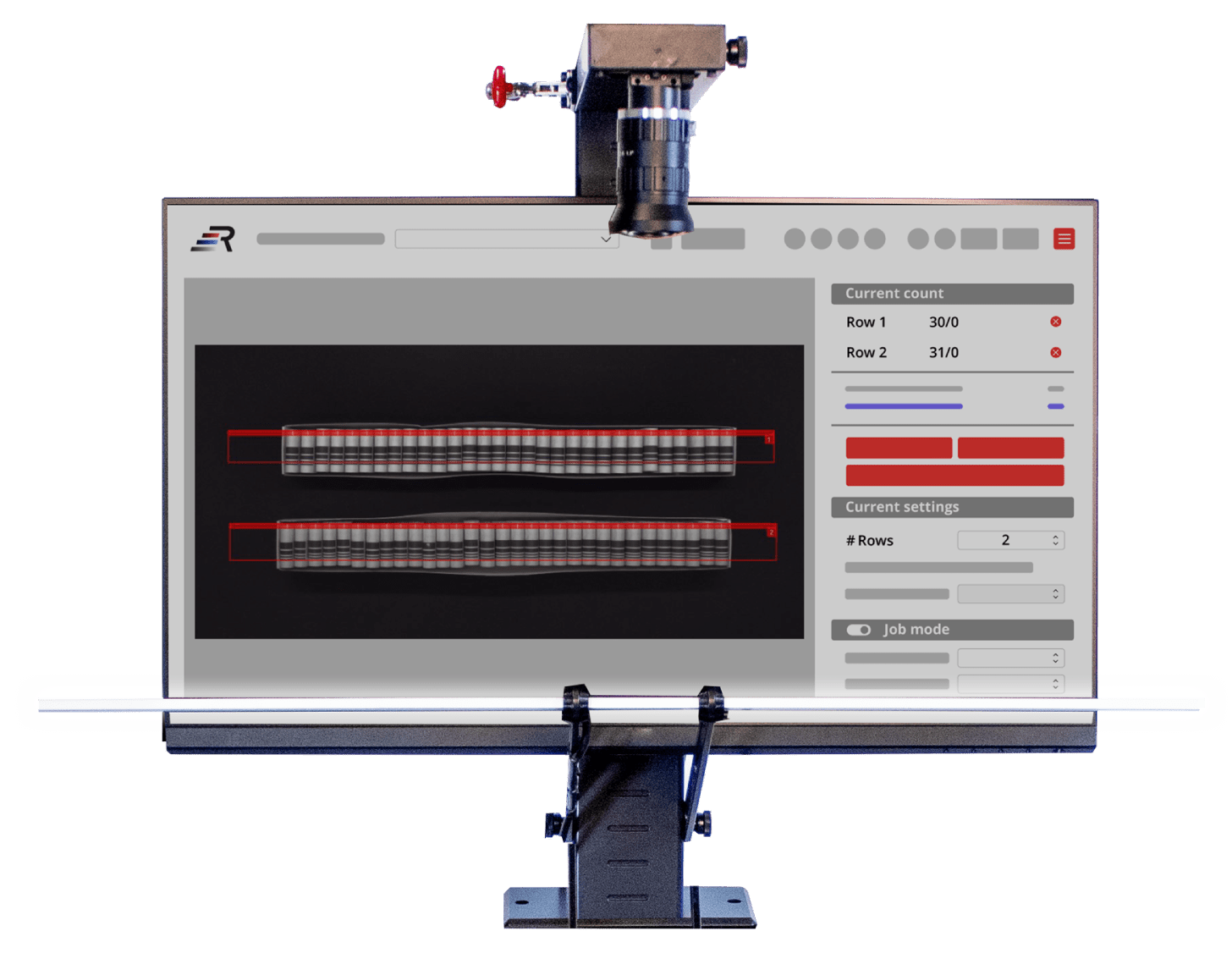 RVision software for RCount Counting System