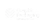 Graphic Packaging International one color logo - white