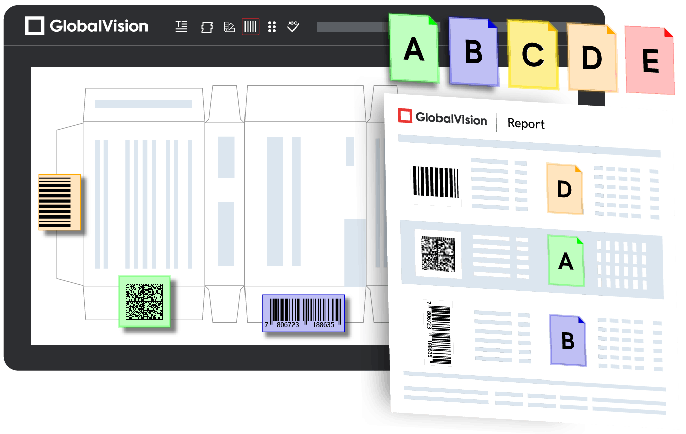 Verify and grade barcodes without a scanner with GlobalVision Barcode Inspection. Learn more about our Barcode Inspection Solution